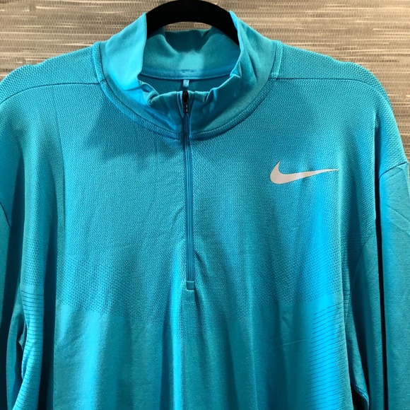 Blue Nike Dri-Fit Long Sleeve Pullover Sz XL NWT - Picture 2 of 8